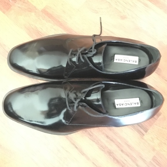 Balenciaga Patent Leather Oxfords
