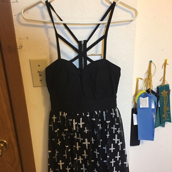 Strappy High Low Dress
