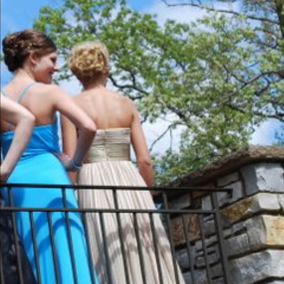 champagne bcbg dress - Picture 2 of 2