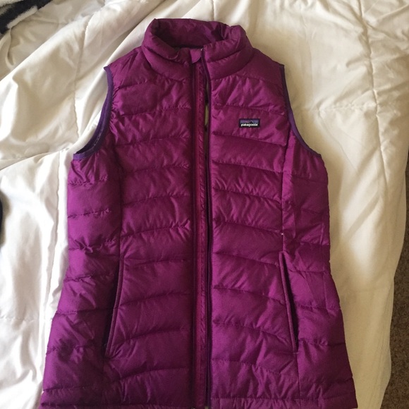 Patagonia purple vest