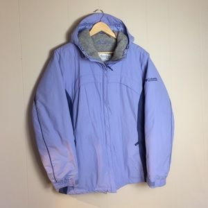 Women's Columbia size Large Purple zip up