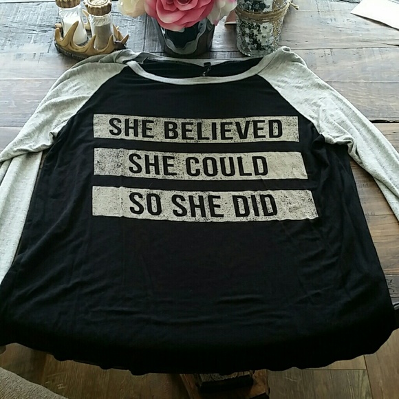 Inspirational long sleeve blouse