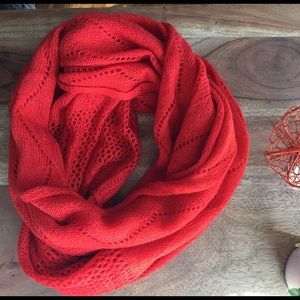 Warm Orange Infinity Scarf