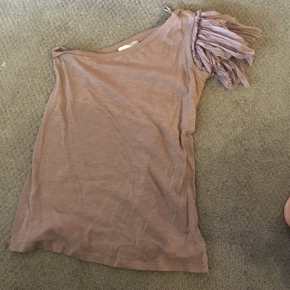 Elizabeth and James mauve one shoulder top