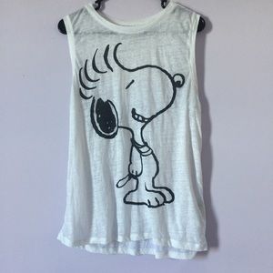Snoopy muscle shirt