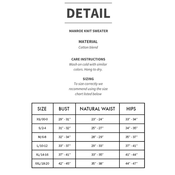 LAST ONE// Monroe Knit Sweater - Picture 4 of 4