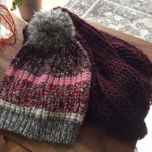 Winter Hat Scarf Combo