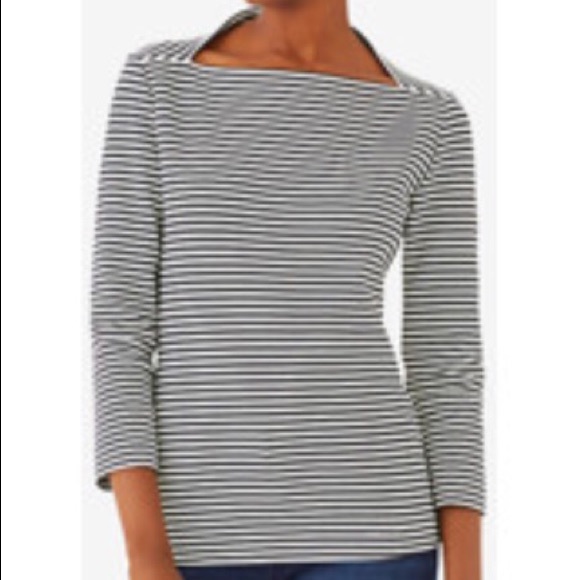 KATE SPADE     | 3/4 sleeve |   PONTE KNIT TOP