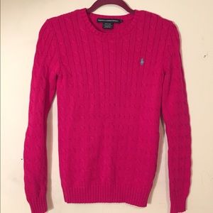 Hot Pink Ralph Lauren Polo Sport Sweater
