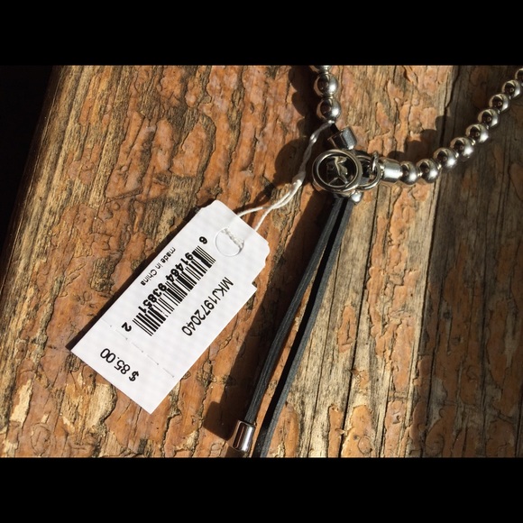 SOLD NWT MK Silver and Black Sparkly Bracelet - Picture 3 of 4