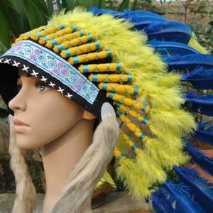 One-of-A-Kind Indian Headdress