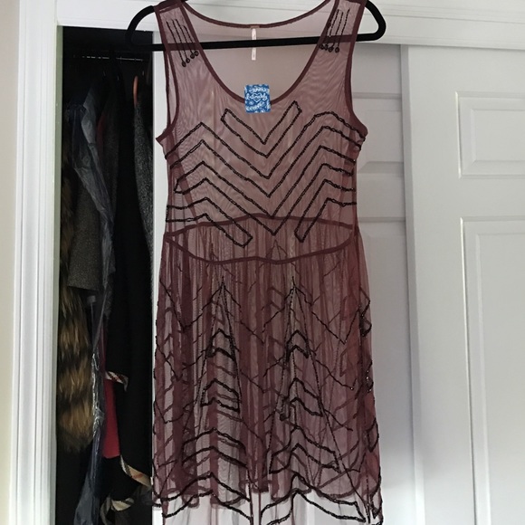 Free People over lay dress