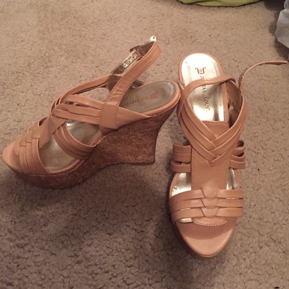 JustFab Shoes - Just fab brown wedges