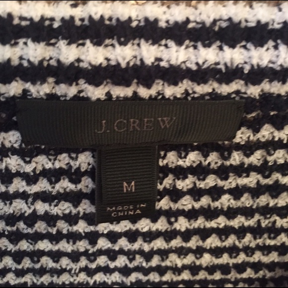 J.Crew Sz M Striped Popover Sweater EUC! - Picture 4 of 4