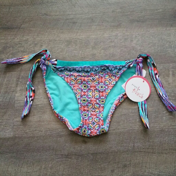 Profile blush bikini bottom