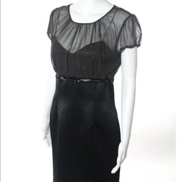 Polka Dot Belted Dress