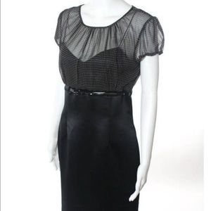 Polka Dot Belted Dress