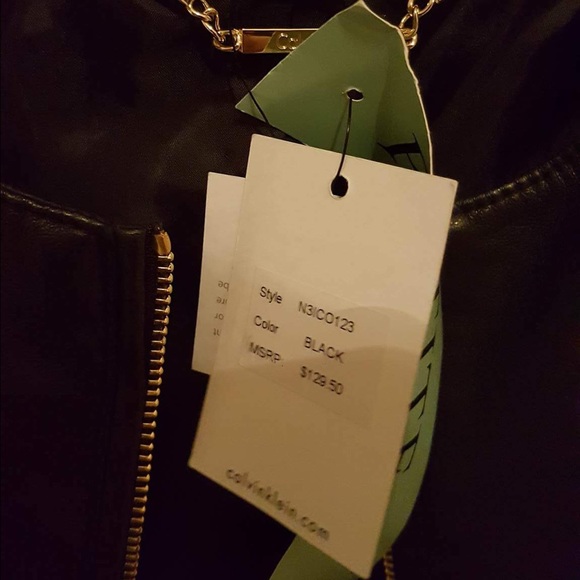 Calvin Klein leather jacket - Picture 3 of 3