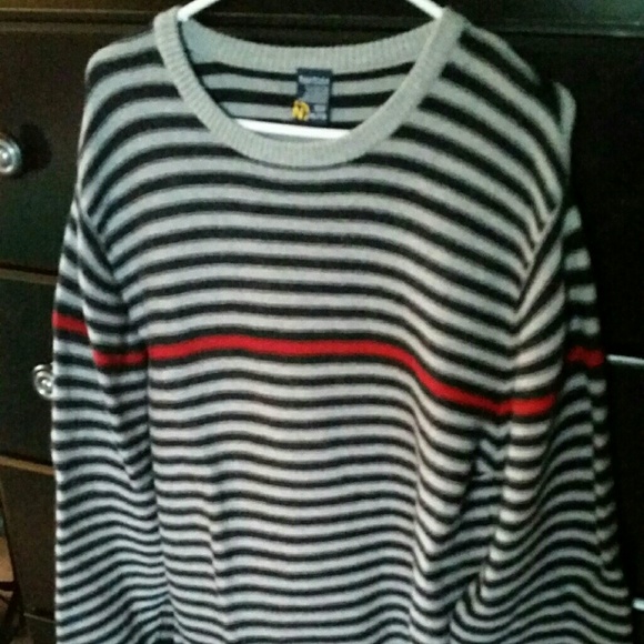 Mens striped Nautica sweater