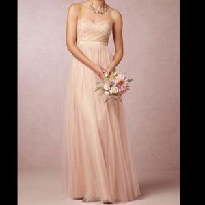 BHLDN "Juliet Dress" in blush