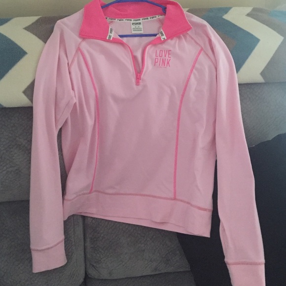 VS Pink half zip