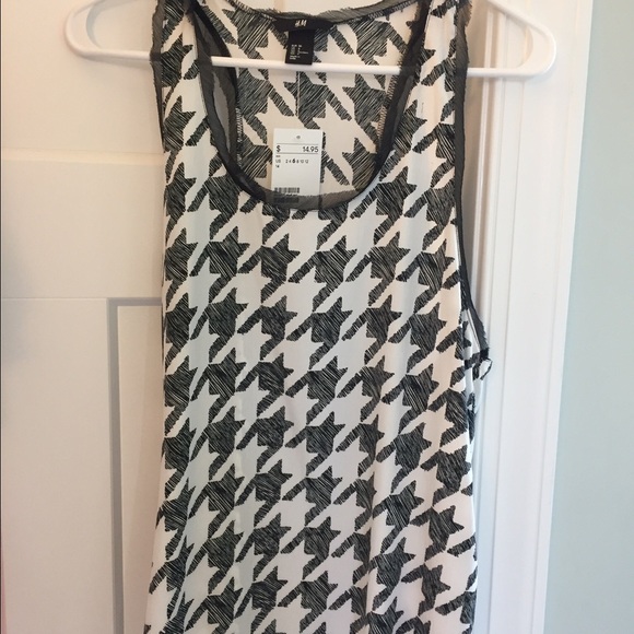 Brand New with Tags! Houndstooth Tank