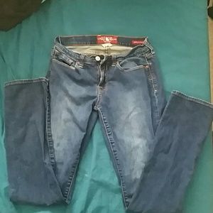 Sofia Straight luck brand jeans!