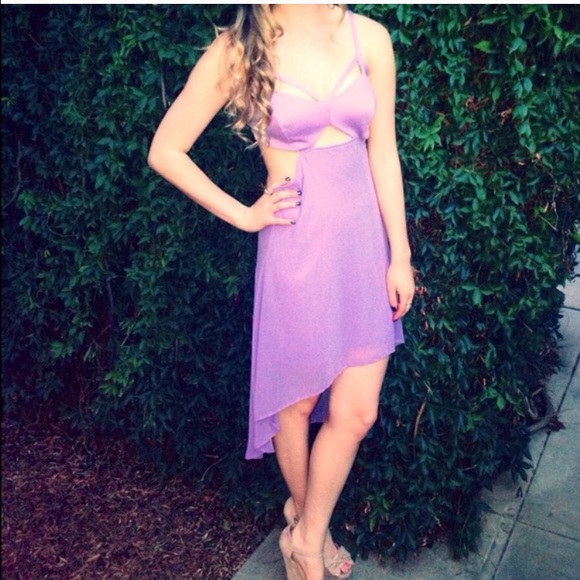 Sweet and sexy lavender dress