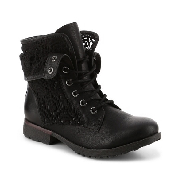 rock & candy spancie combat boot