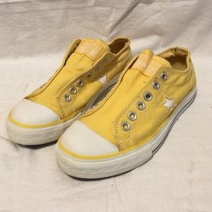 Yellow Converse One Star Slip On