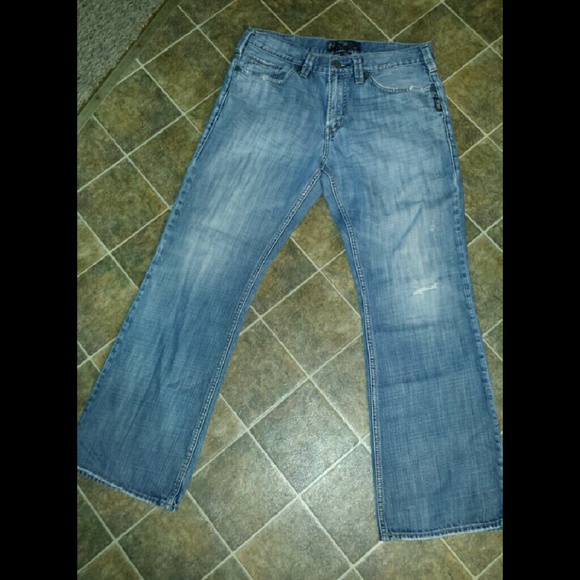 MENS "GRAYSON" SILVER JEANS 33x32