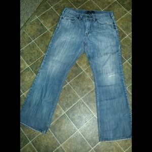 MENS "GRAYSON" SILVER JEANS 33x32
