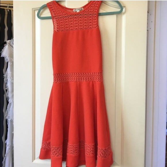 Coral / Orange mini dress