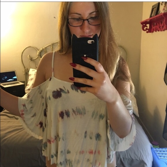 Off the shoulder Aerie top