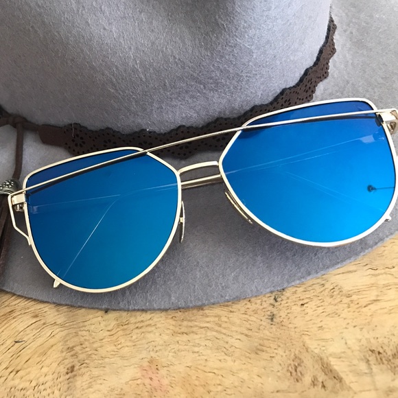 Cat eye Selena mirror sunglasses - Picture 4 of 4