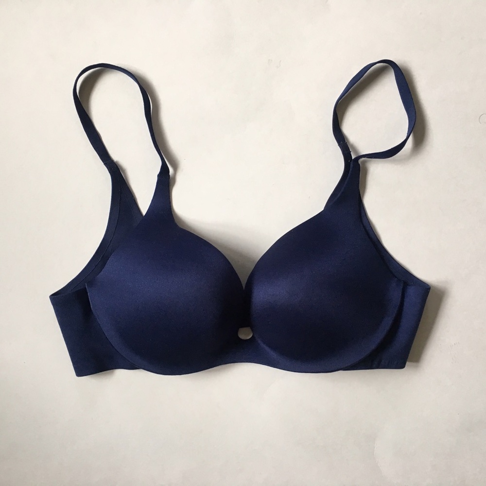 Victoria's Secret 34B Push Up Bra Blue