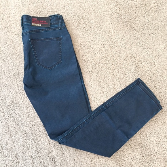 New Unique Finish Blue Skinny Jeans - Picture 2 of 4