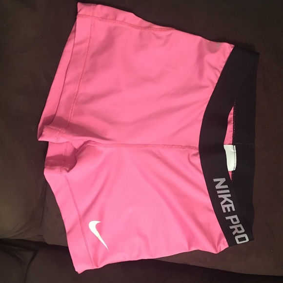 Pink Nike Pro Spandex