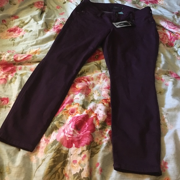 Plum Purple Denim Jeggings