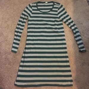 J. Crew Long Sleeve Cotton T-Shirt Dress