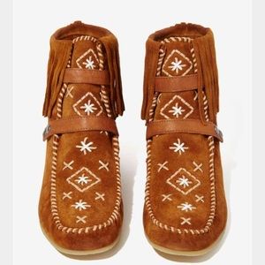 Sam Edelman Katherine suede moccasin bootie