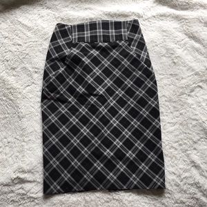 BLOWOUT Express Plaid Pencil Skirt