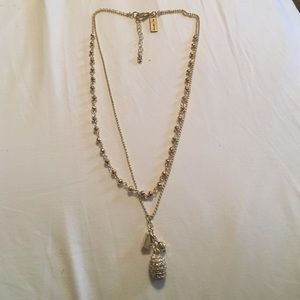 Gold stacked necklace from the limited