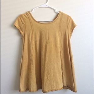 Mustard yellow top