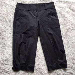 BLOWOUT bebe Black Cropped Business pants