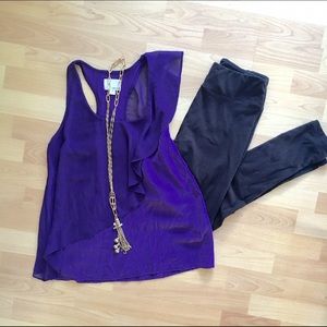 Greylin Purple Racerback Top! 💜