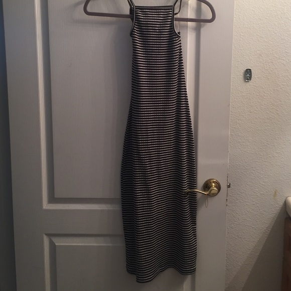 American Apparel striped Maxi bodycon dress