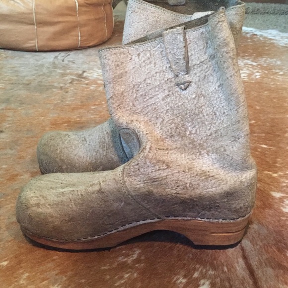 Sanita wood Sandra comfort pullon clog boot - Picture 2 of 4