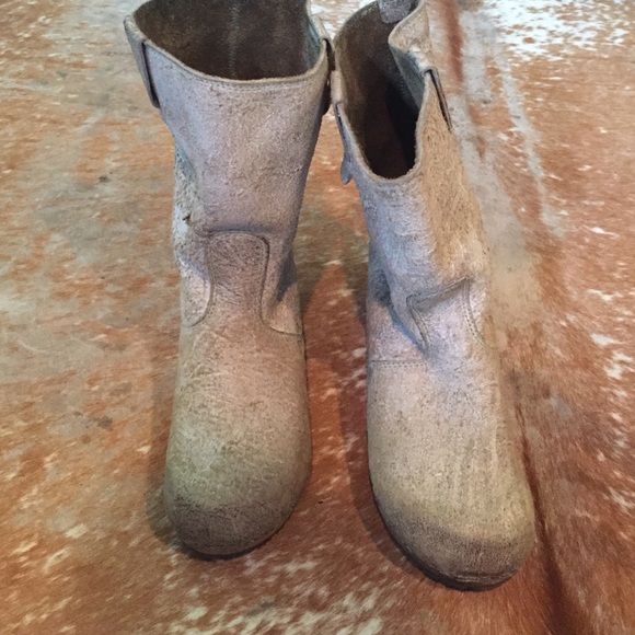 Sanita wood Sandra comfort pullon clog boot - Picture 3 of 4