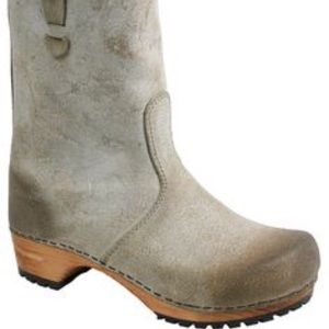 Sanita wood Sandra comfort pullon clog boot